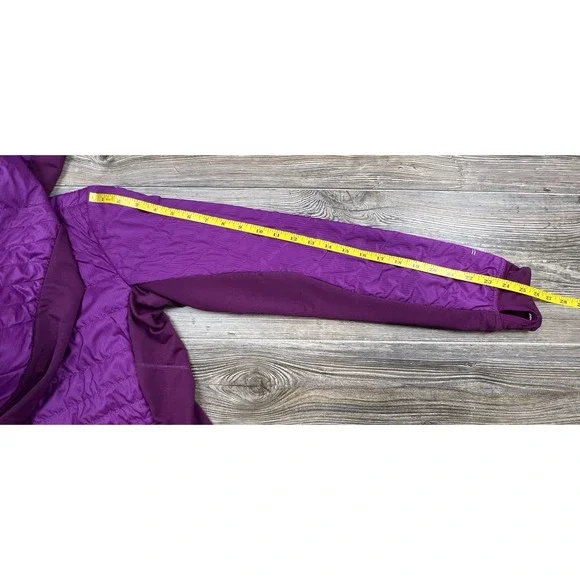 Icebreaker Puffer Jacket Womens M Purple Merino Wool Helix MerinoLoft Insulated - Picture 16 of 16